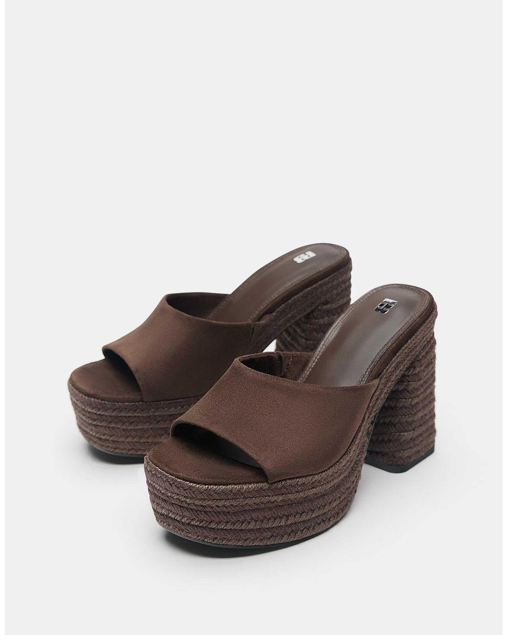 Pull&Bear Brown – clogs