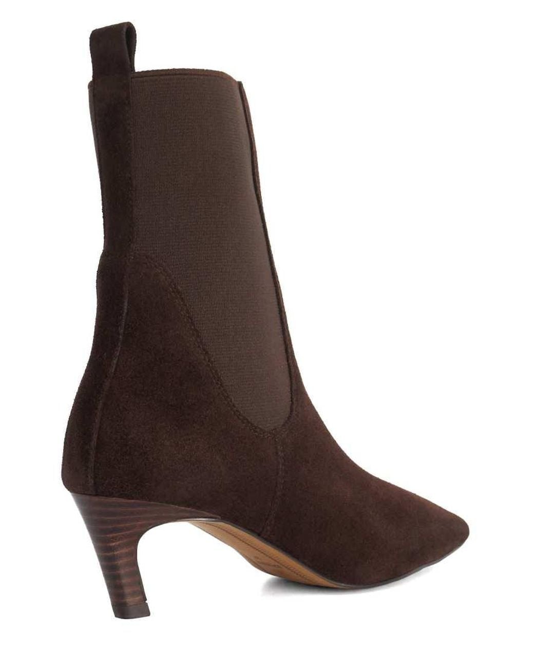 Dune Brown Odela Ankle Boots