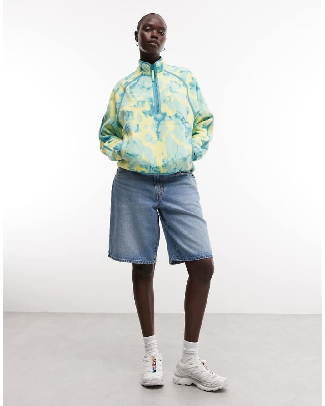 Berghaus Blue Bamburgh Half Zip Fleece