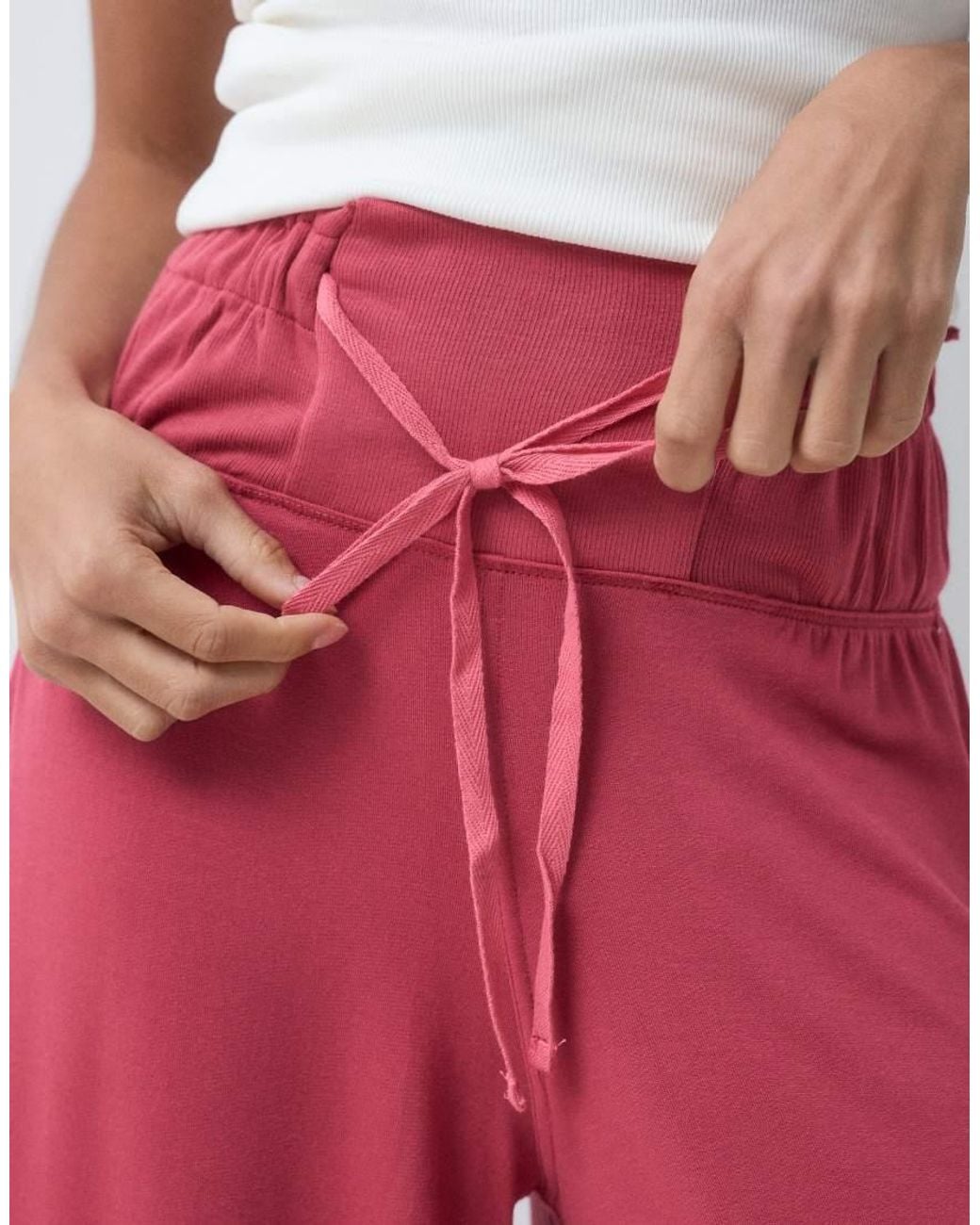 Free People Red Dream State Pants