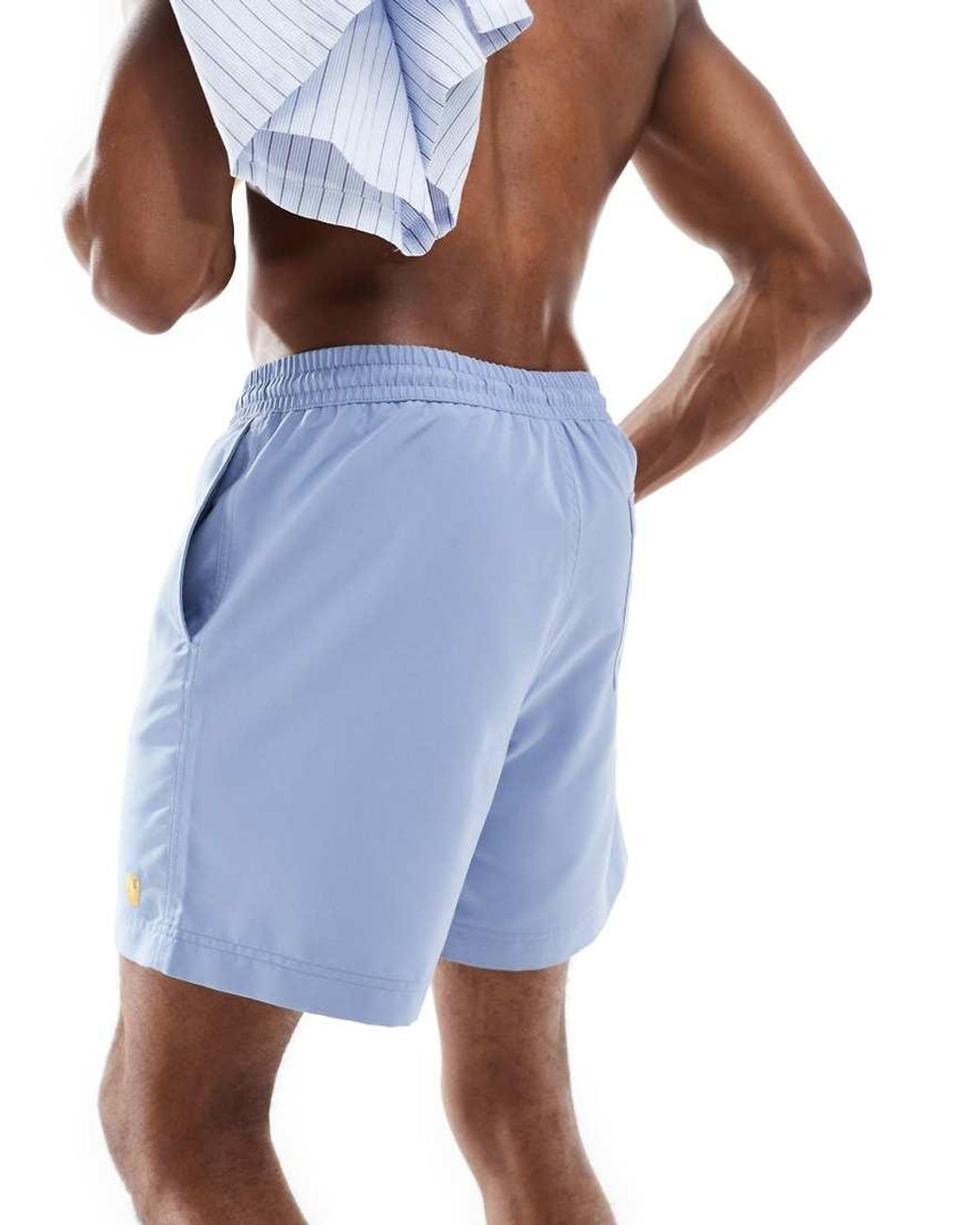 Carhartt Blue Chase Swim Short for men