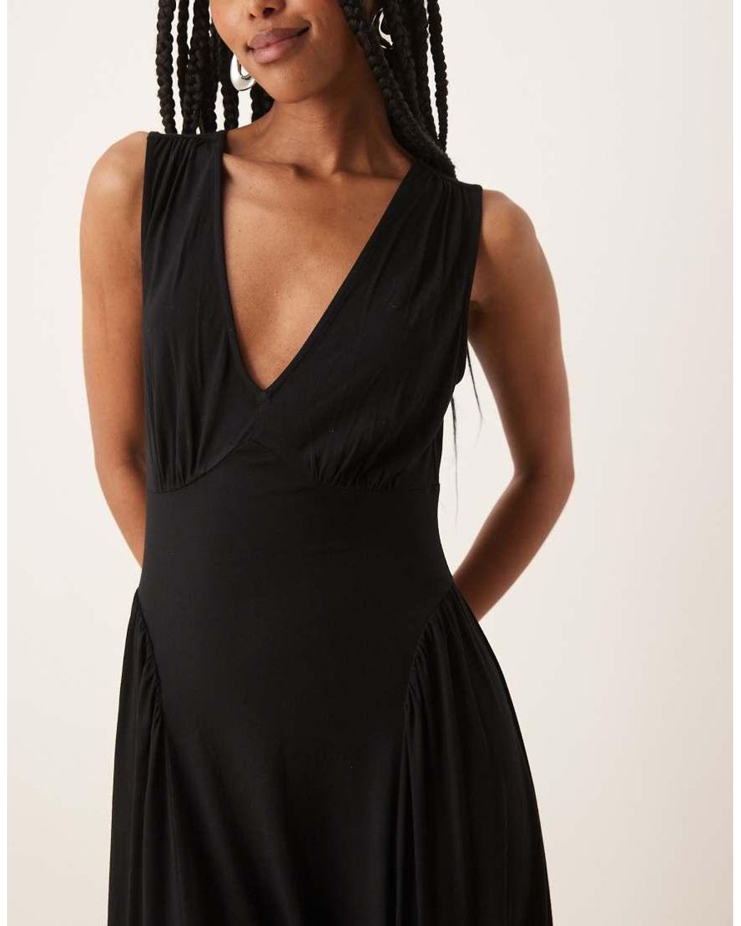Nobody's Child Natural Starlight Structured Jersey Midi Dress