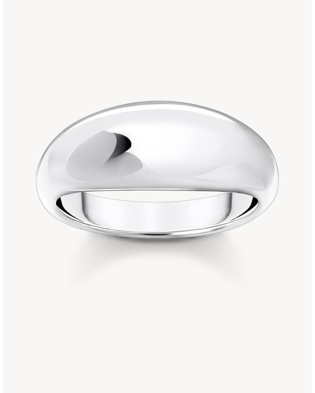 Anello Argentato di Thomas Sabo in Metallic