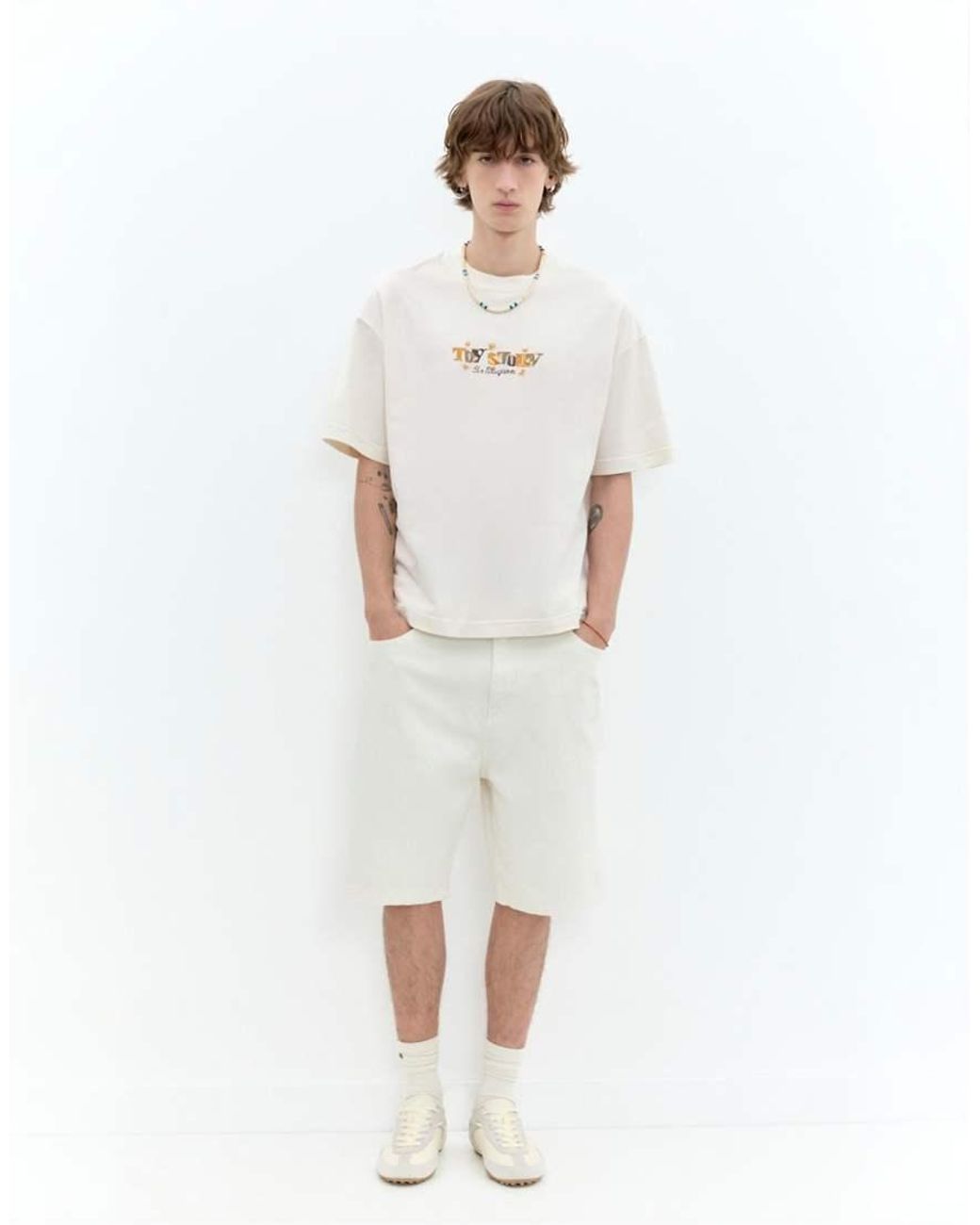 Pull&Bear White Toy Story Oversize T-shirt for men