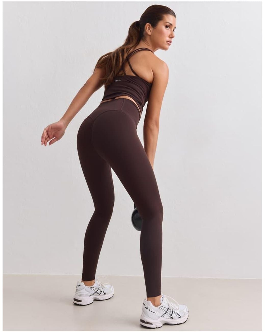 Aim'n Brown Chocolate Sculpting Scrunch Tights