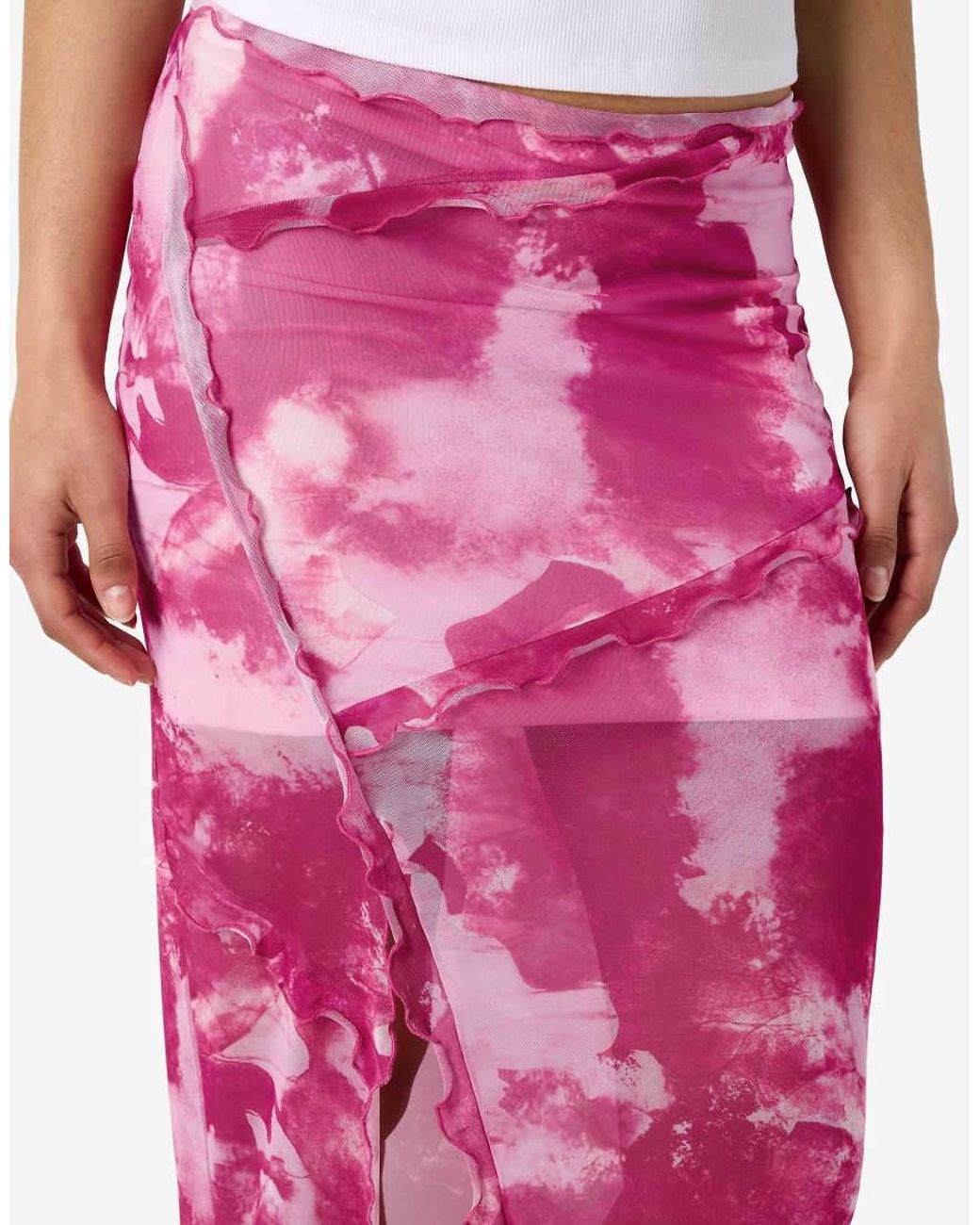 Noisy May Pink Maxi Skirt With Side Slit