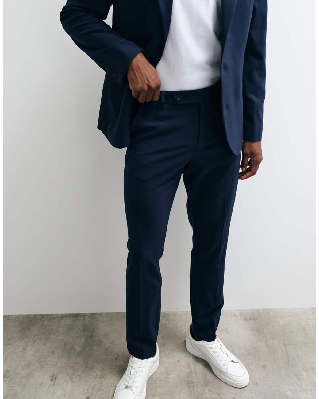 ASOS Blue Flexmaxtm Skinny Suit Pants for men