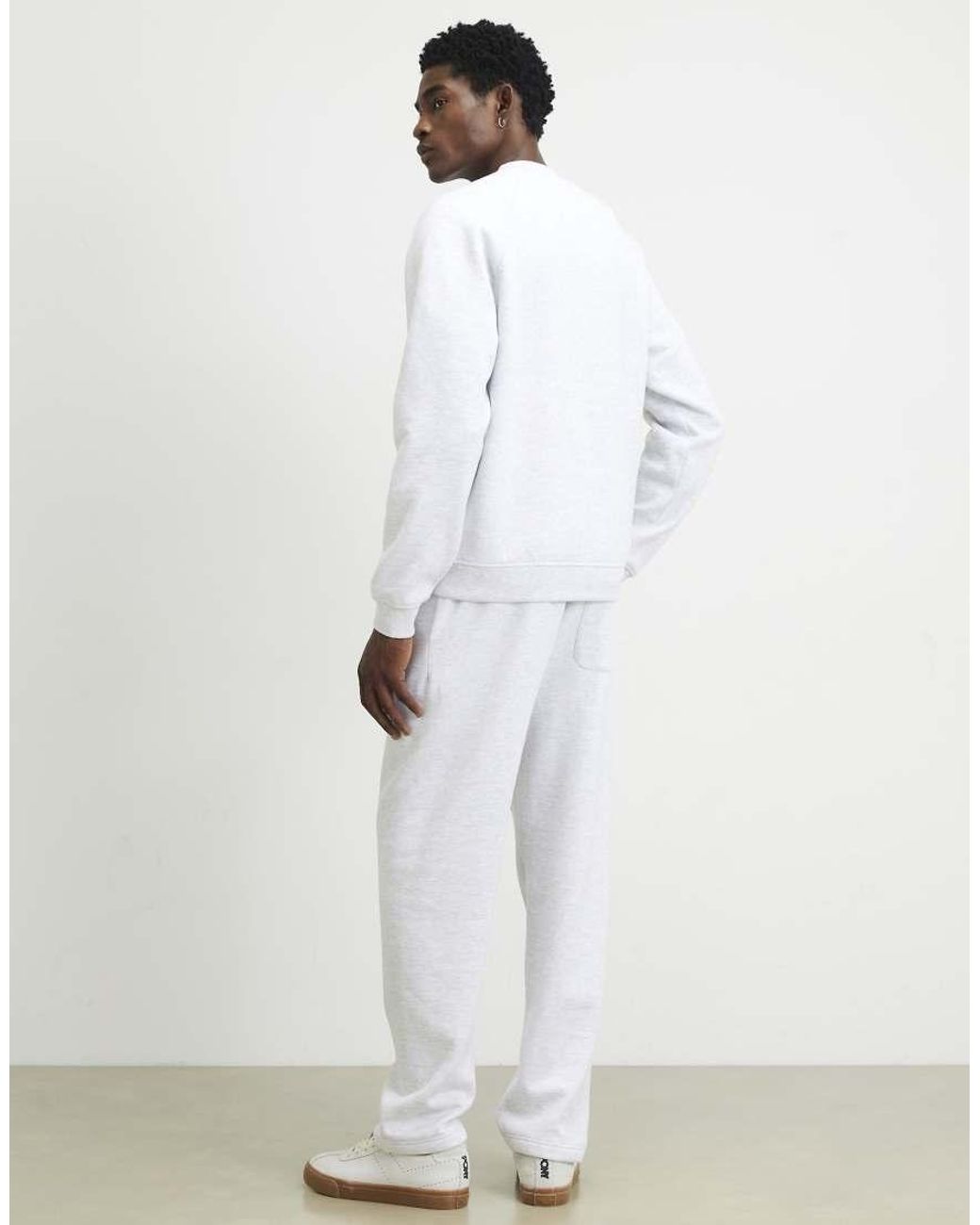 River Island White Regular Fit Sanctuaire Sweatshirt for men