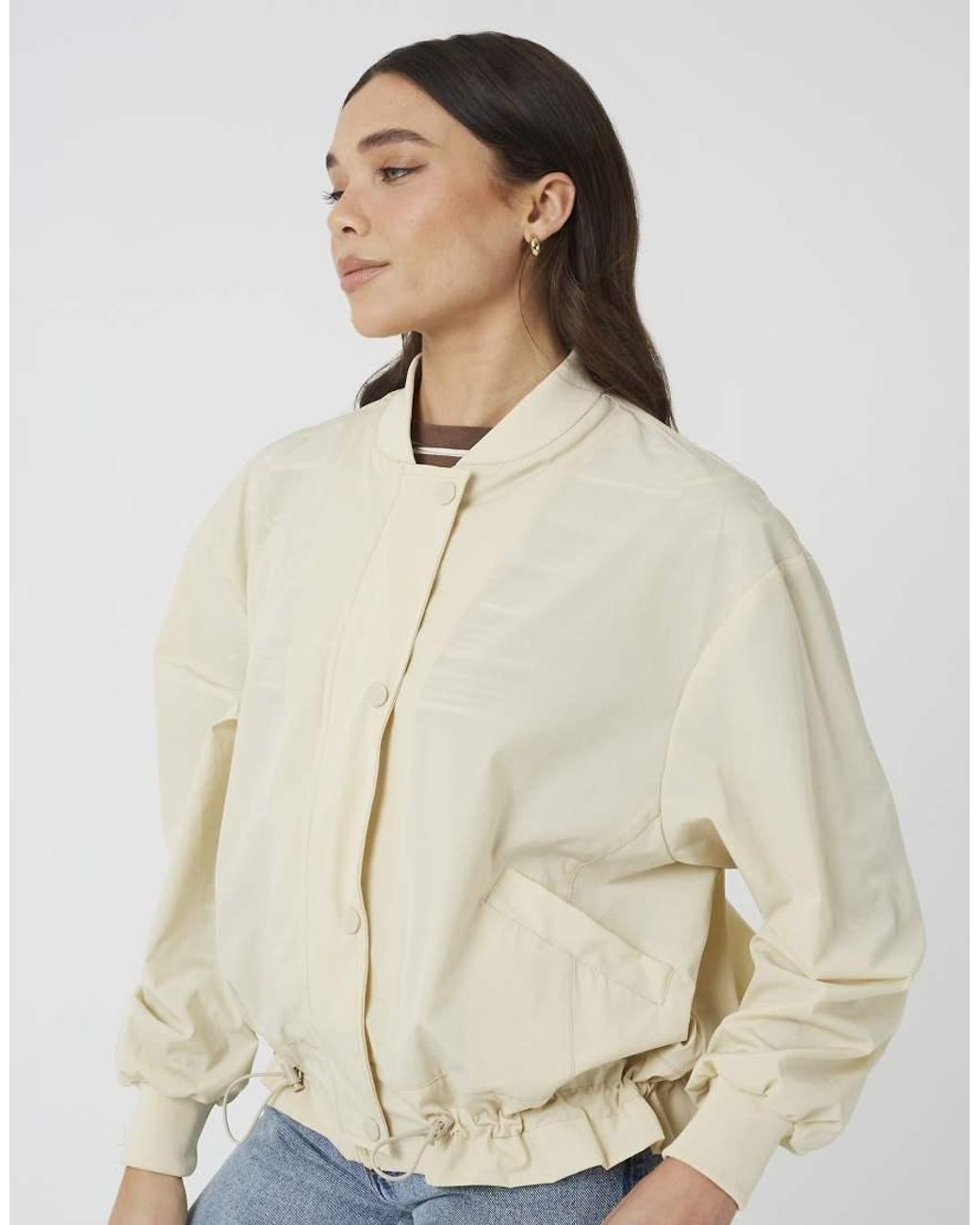 Brave Soul Natural Windbreaker Style Jacket