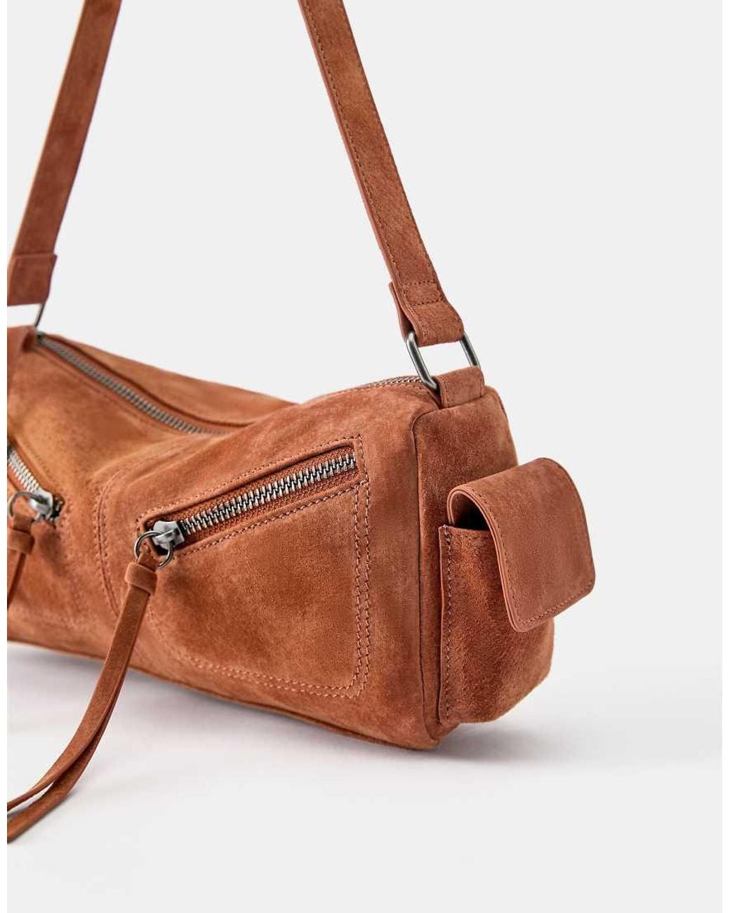Borsa Da Spalla Multitasche di Pull&Bear in Brown