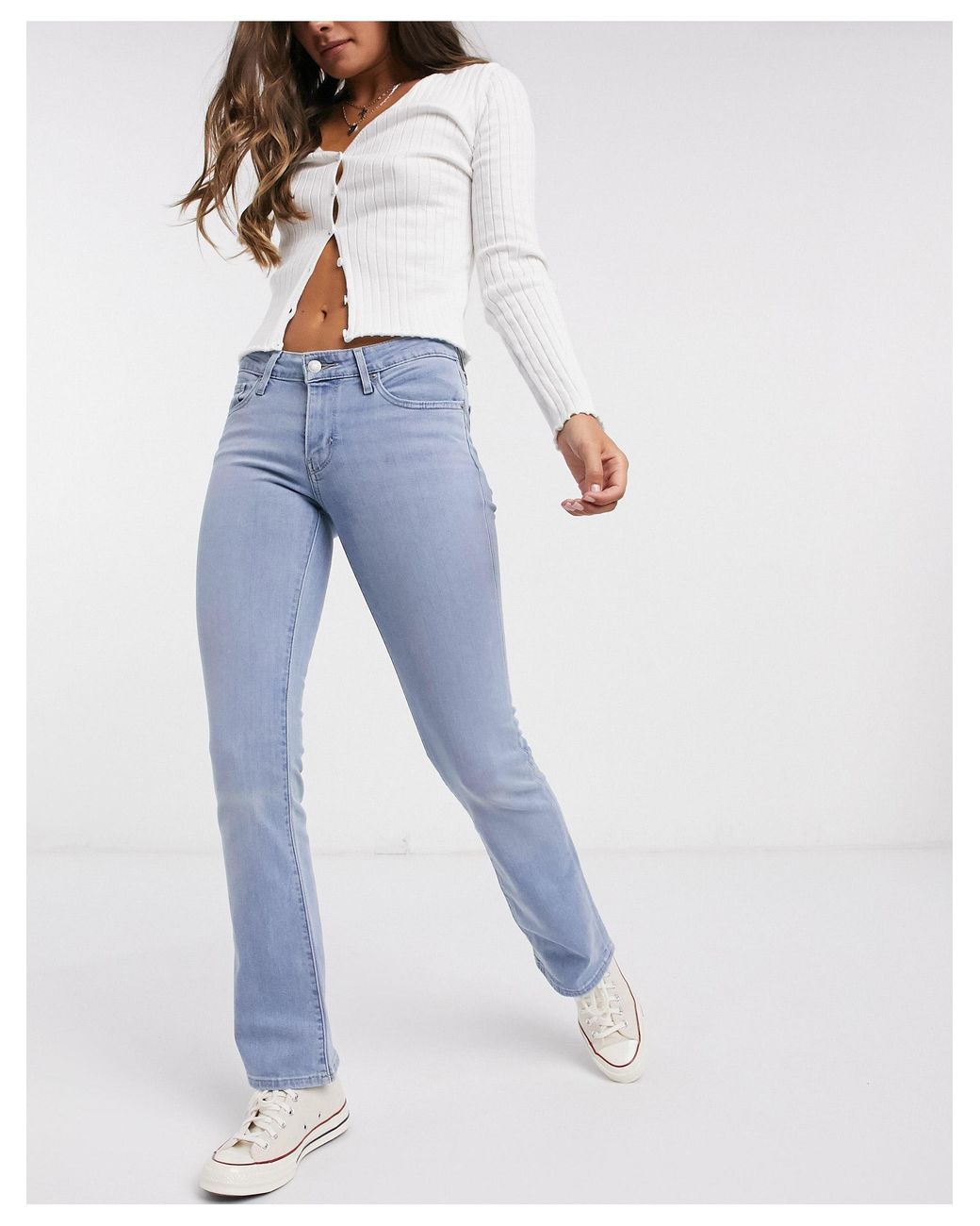 Levi's 715 - Bootcut Jeans in het Blauw | Lyst NL