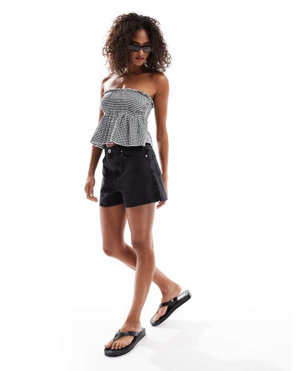 Cotton On Black Bandeau Top