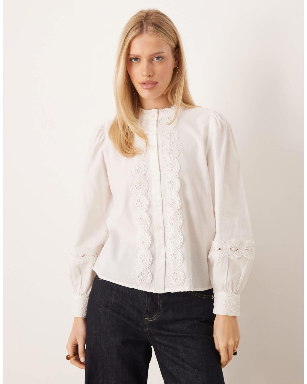 Jdy White – hemdbluse