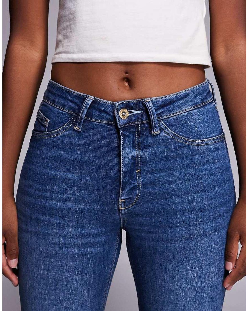 River Island Blue Sculpt Skinny Jeans