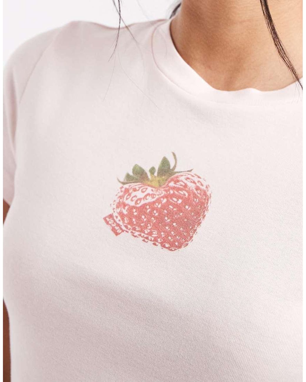 Levi's White Graphic Print Baby Tee
