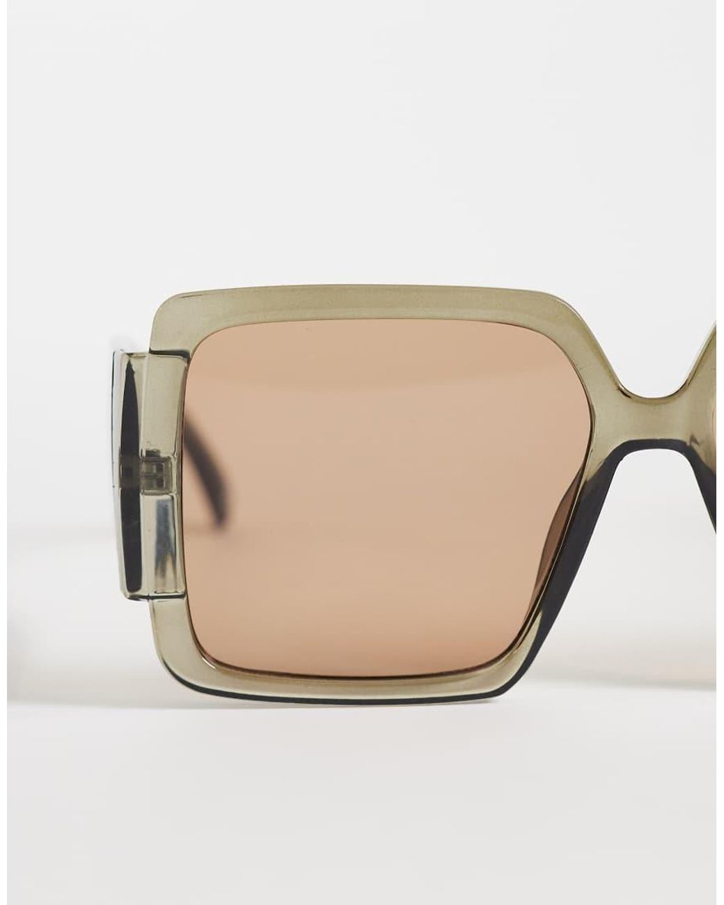 ASOS Natural Super Oversized 70s Sunglasses