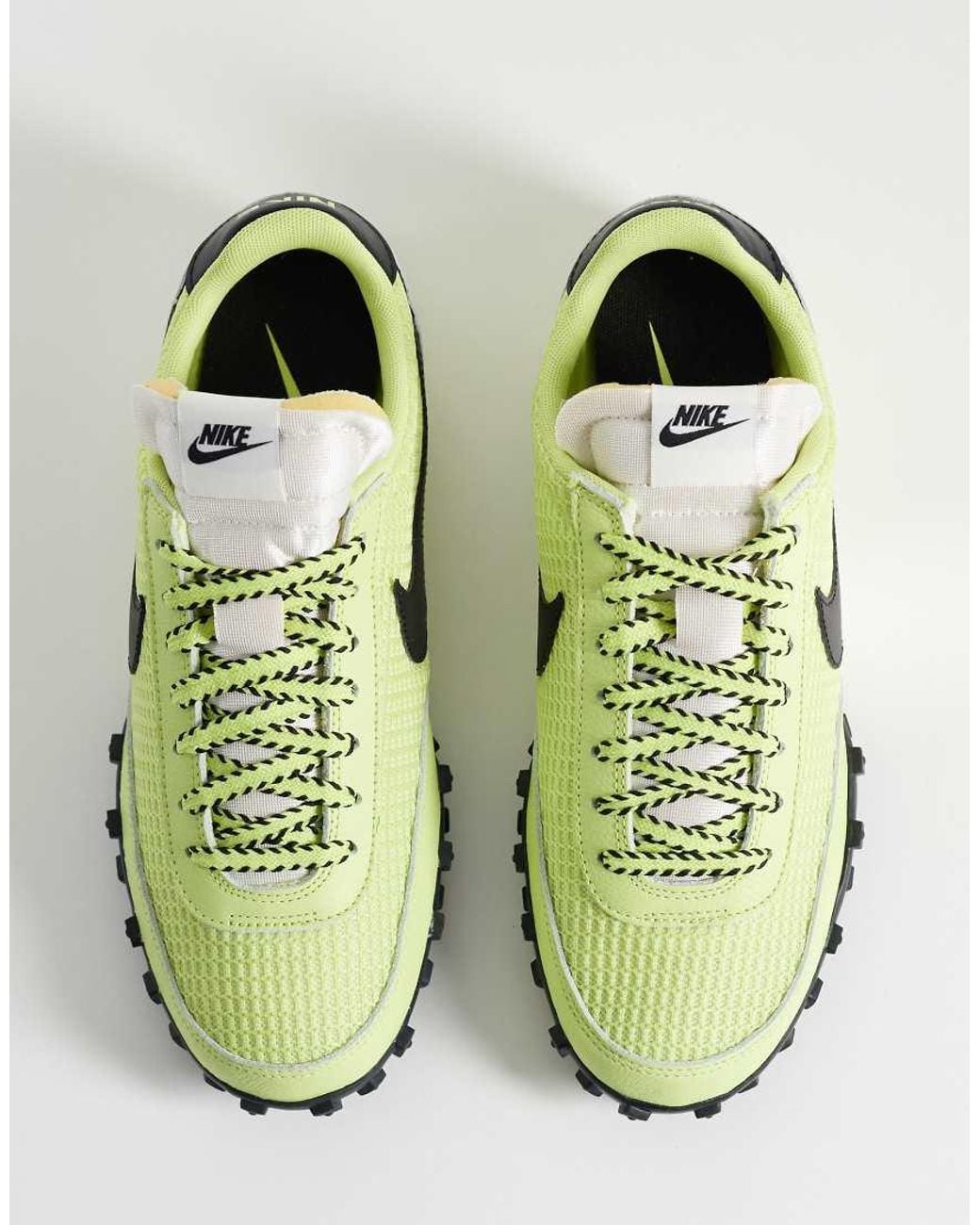 Nike Green Waffle Racer Mesh Trainers for men