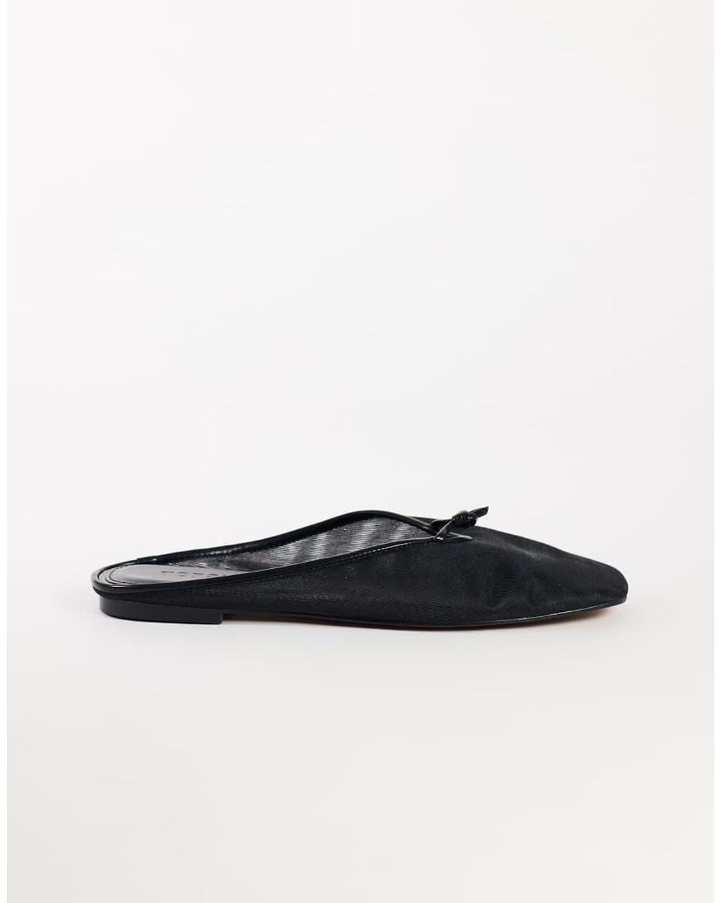 TOPSHOP White Blythe Knotted Flat Mule