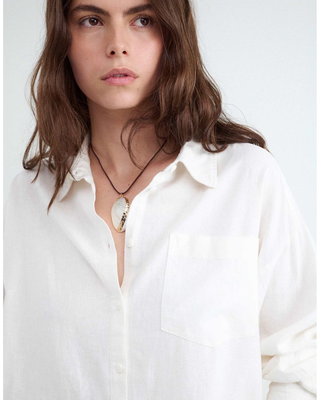 Balmohk White – leinenhemd