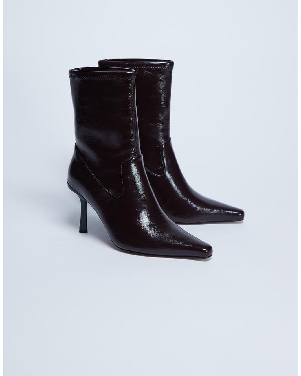 TOPSHOP Black Noah Point Toe Boot