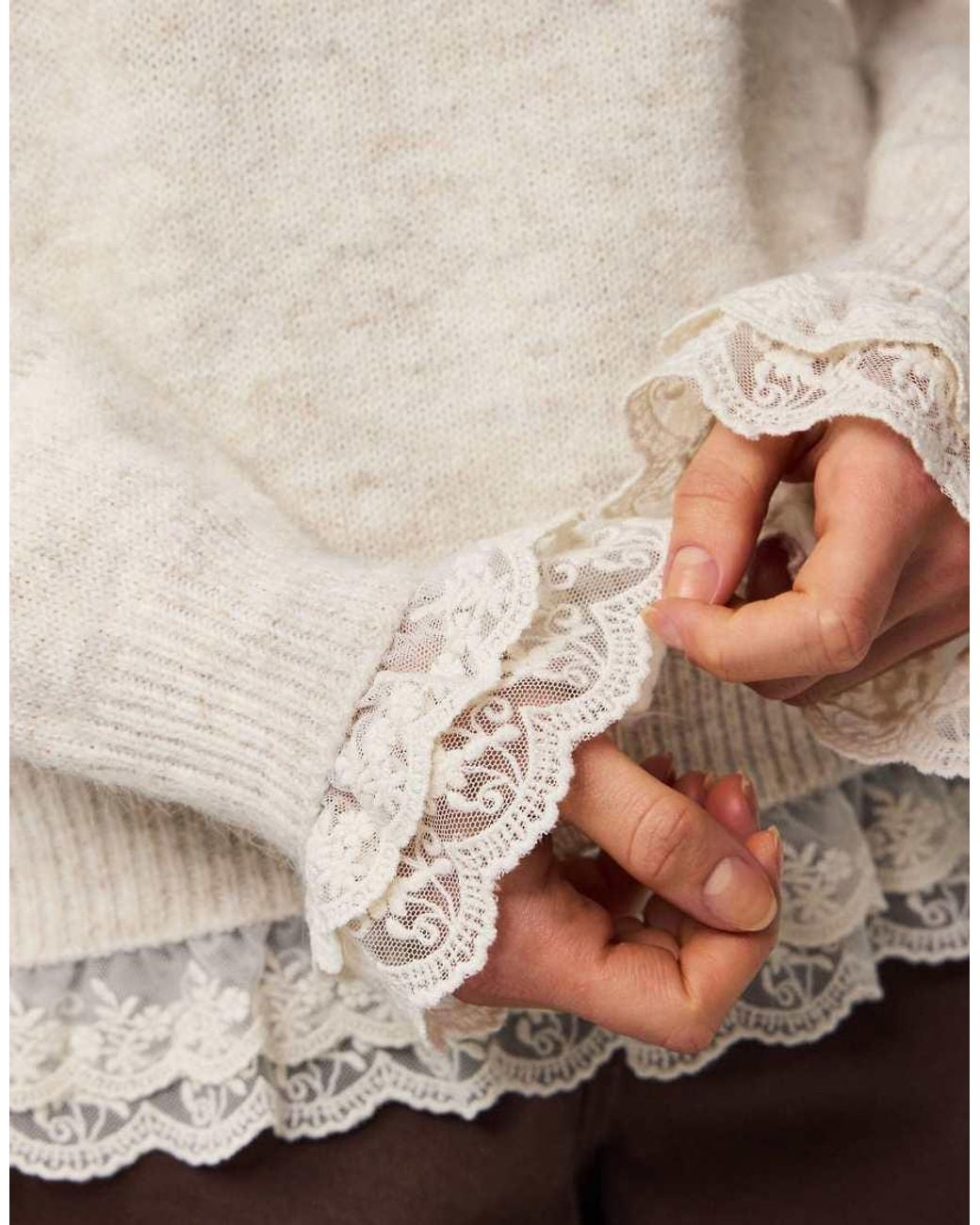 Pieces Natural Jumper
