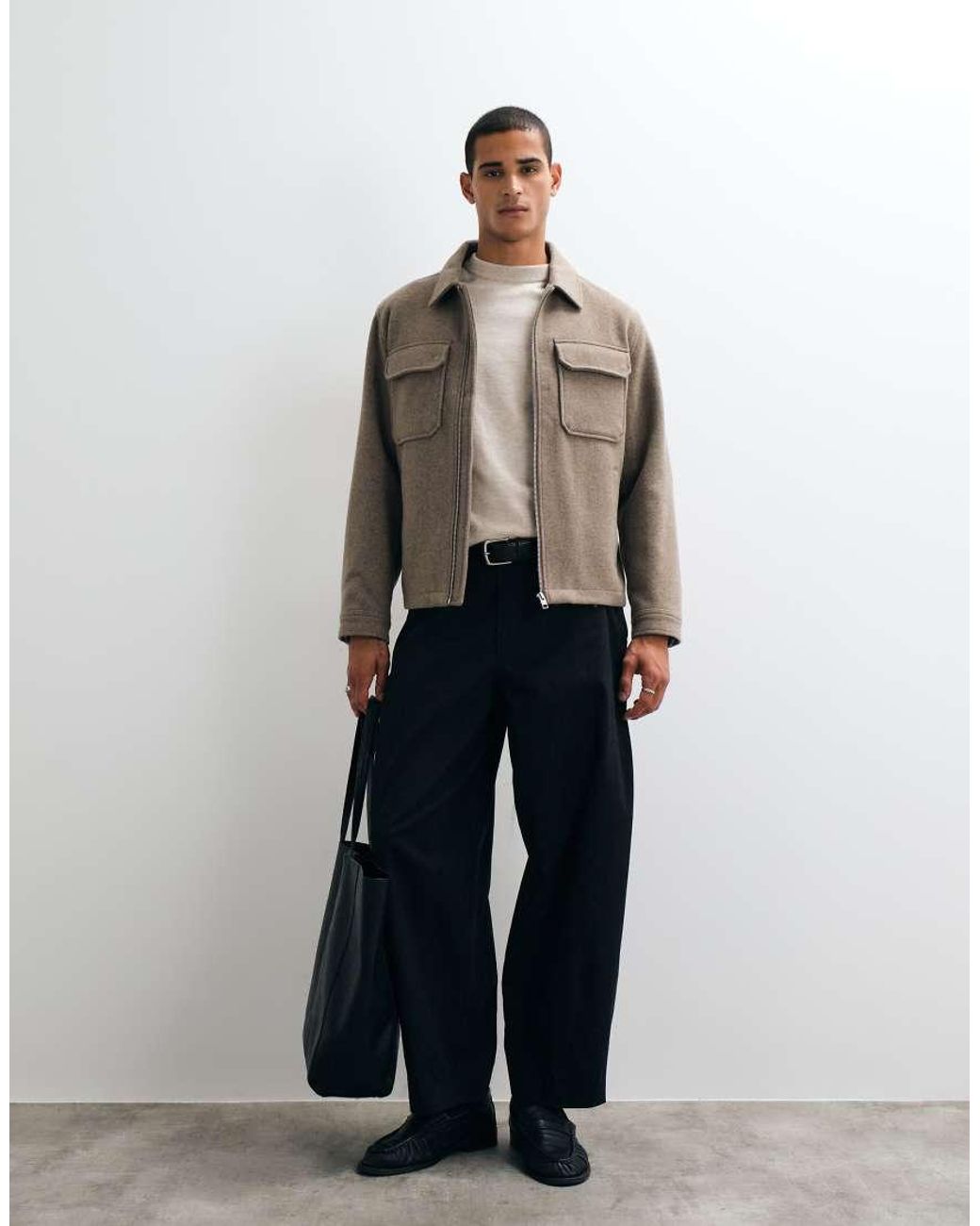 Jack & Jones Natural Wool Blend Jacket for men