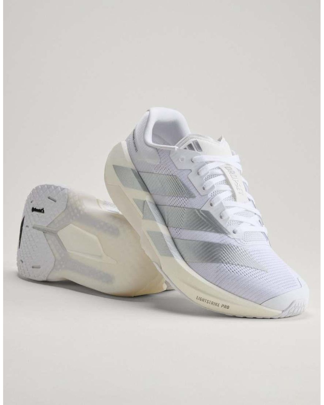 Adidas Originals White Adidas Training Adizero Dropset Pro Training Trainers