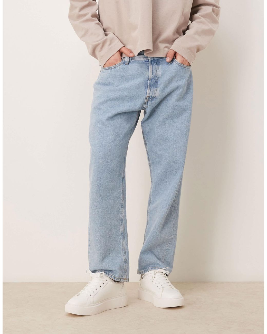 ASOS – geschnürte sneaker in Blue für Herren