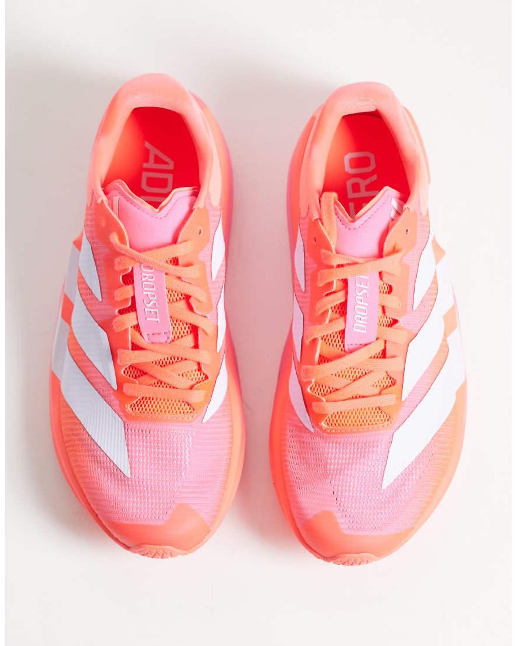 Adidas Originals Pink Adidas Training Adizero Dropset Pro Trainers