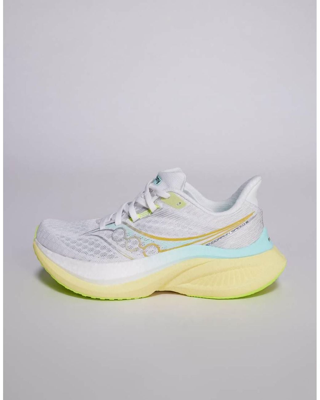 Saucony Gray Endorphin Speed 5 Running Trainers