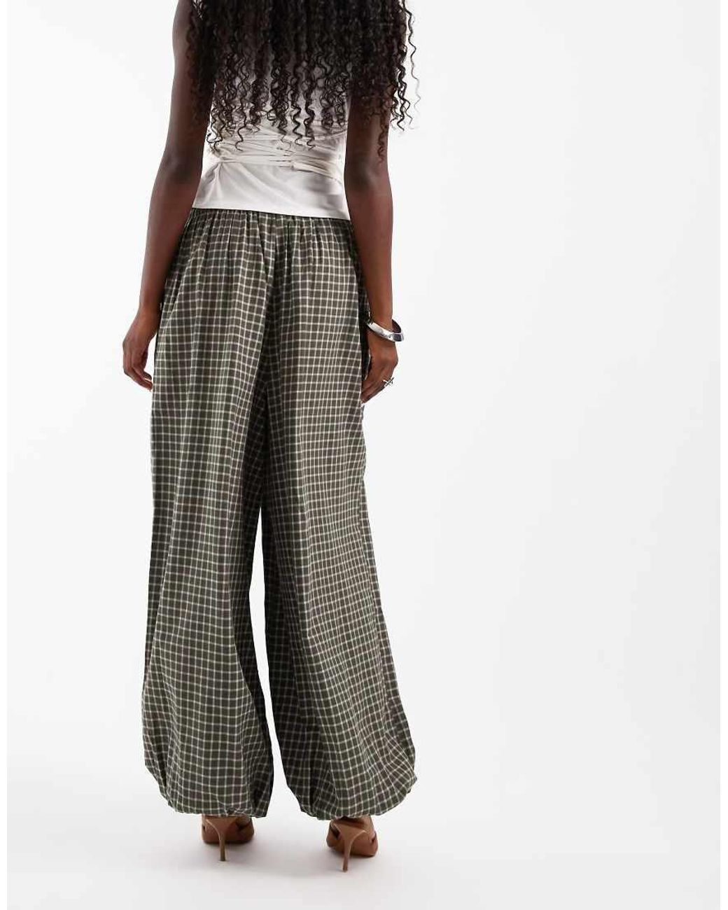 ONLY White Balloon Trousers
