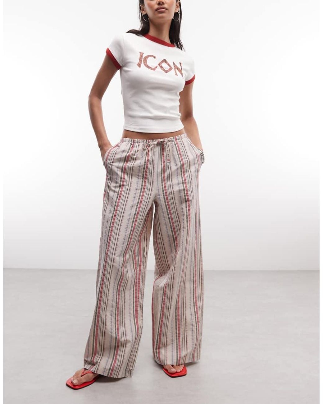 Reclaimed Vintage Pink Relaxed Trousers