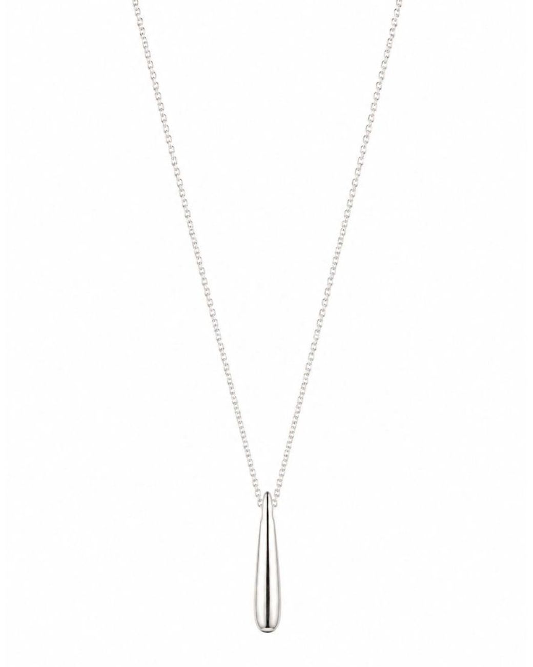 Lauren Ralph Lauren Jewellery Metallic Sterling Teardrop Pendant