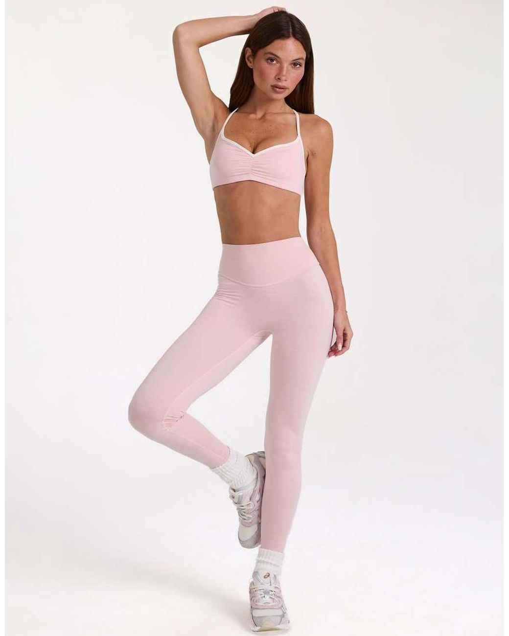 BO+TEE Pink Bo+tee Soft Active High Rise leggings