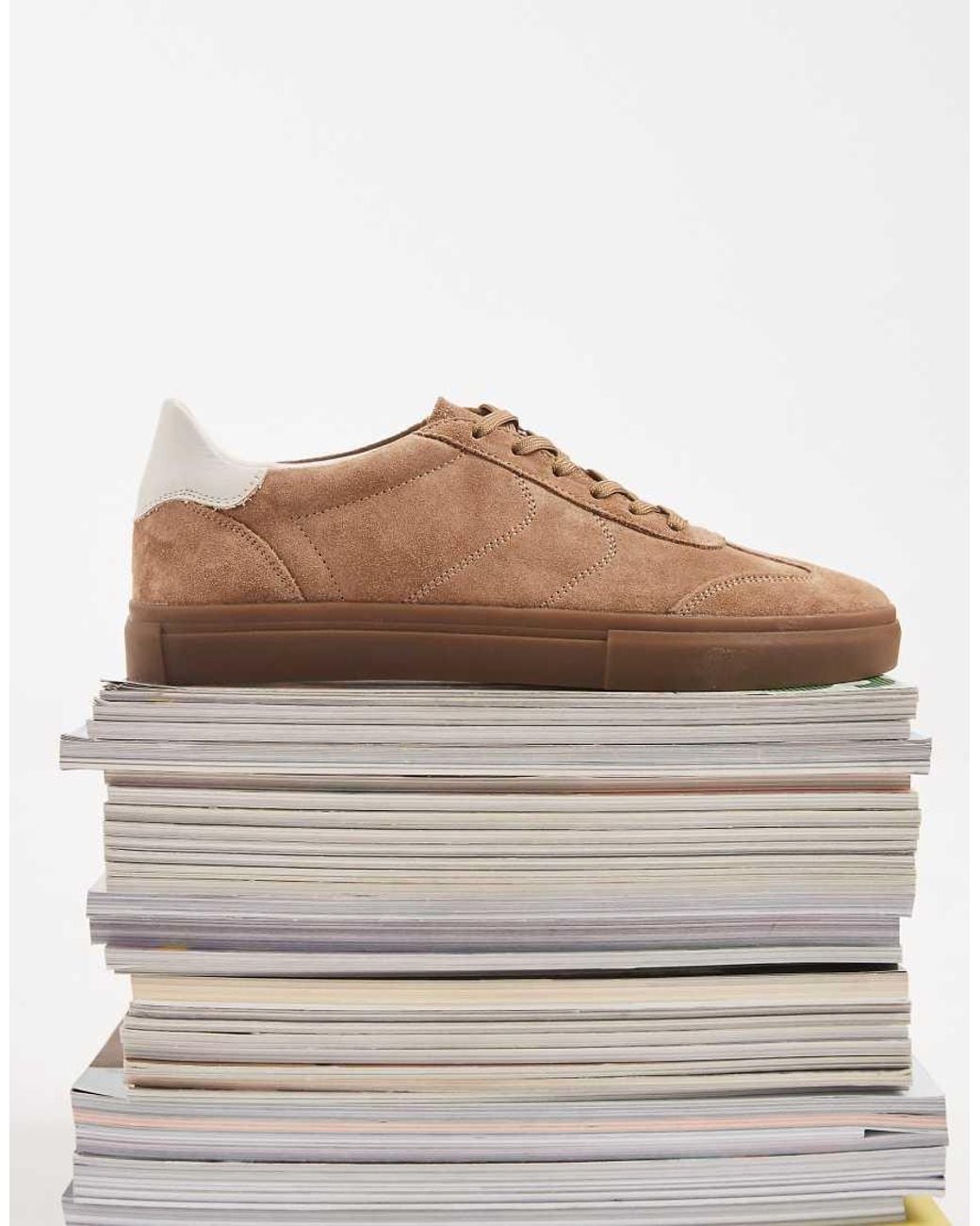 Vagabond Gray Shoemakers Shoemakers Cody Suede Lace Up Trainers