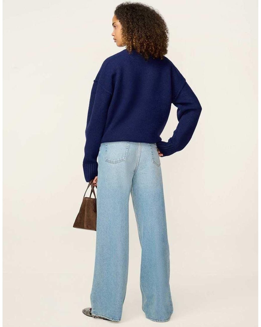 OMNES Blue Clementine Knitted Jumper