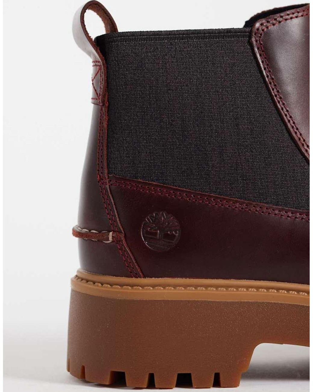 Timberland Brown Stone Street Mid Chelsea Boots