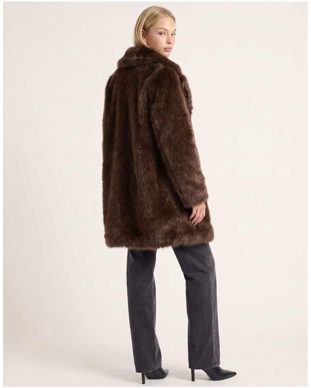 Harry Brown Natural Margaux Long Fur Coat