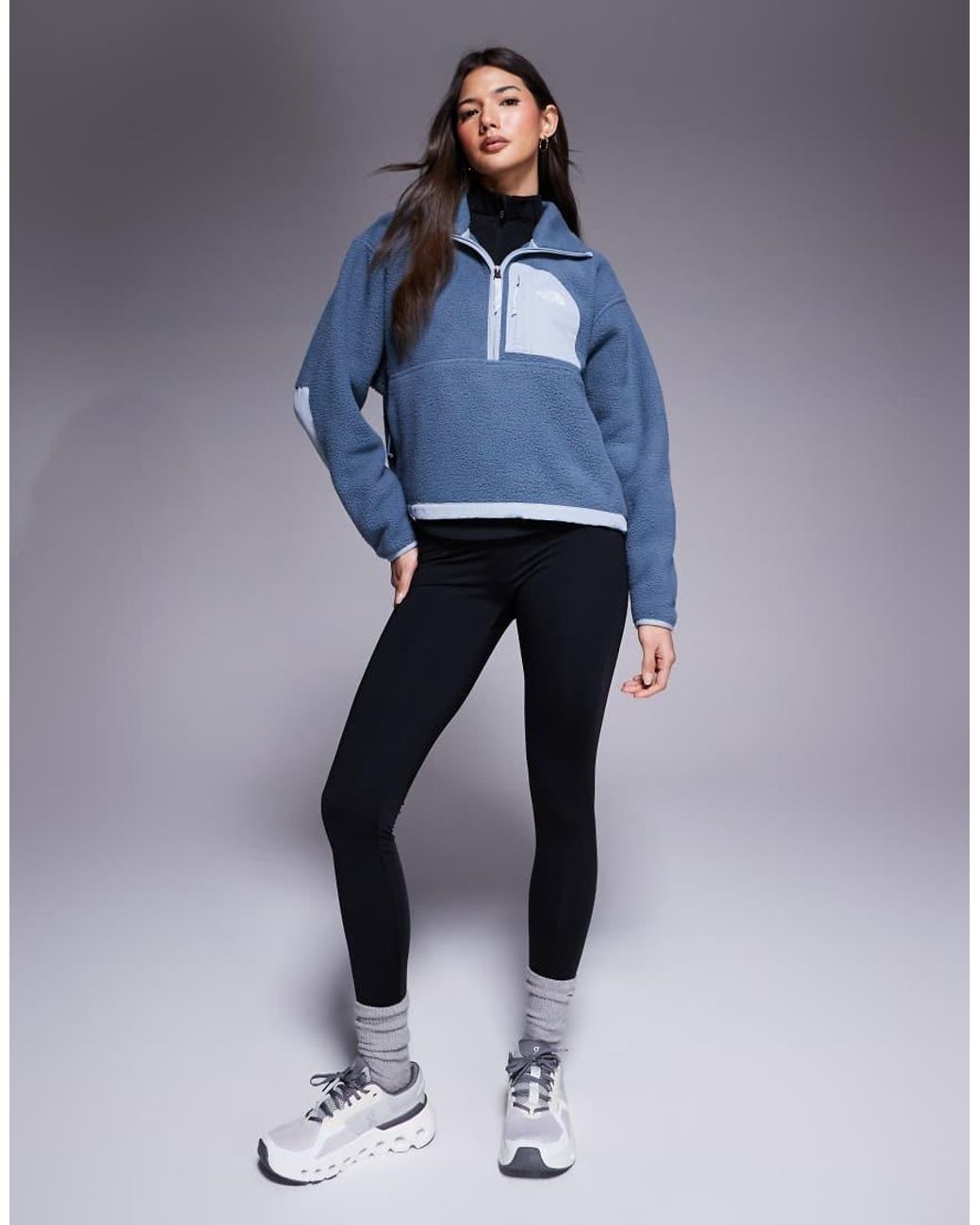 The North Face Blue Yumiori Off-peak Half-zip Jacket