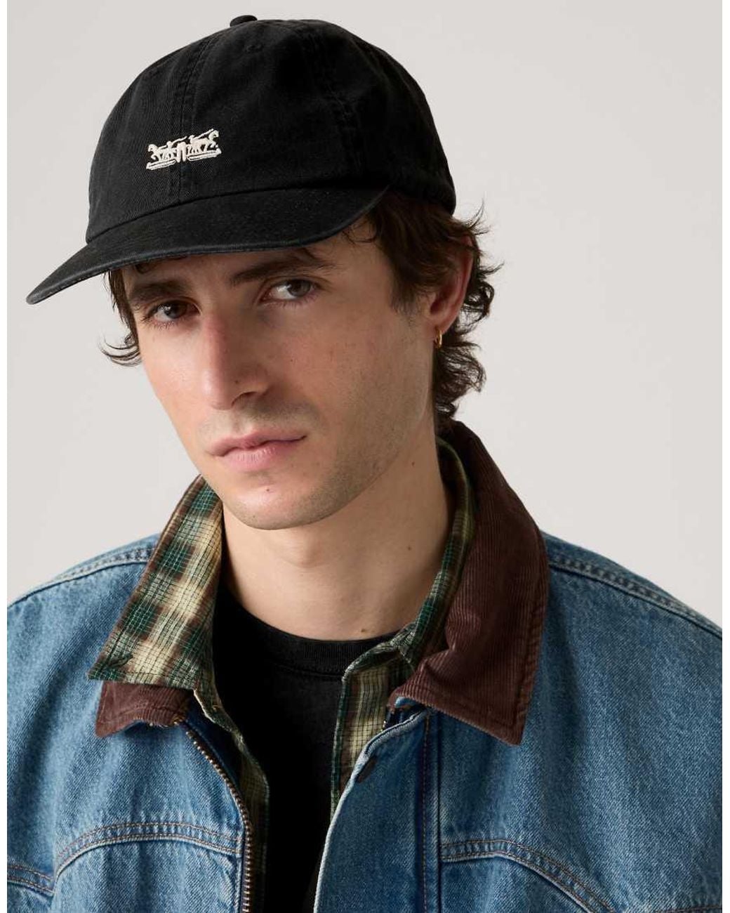 Levi's Black [New Arrival] Rockridge Dad Cap 007Ym-0001 for men