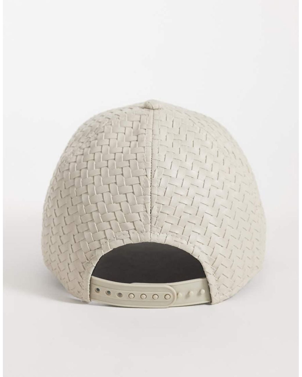 KTZ Natural Ny Yankees 9Forty Pu Weave Fabric Cap