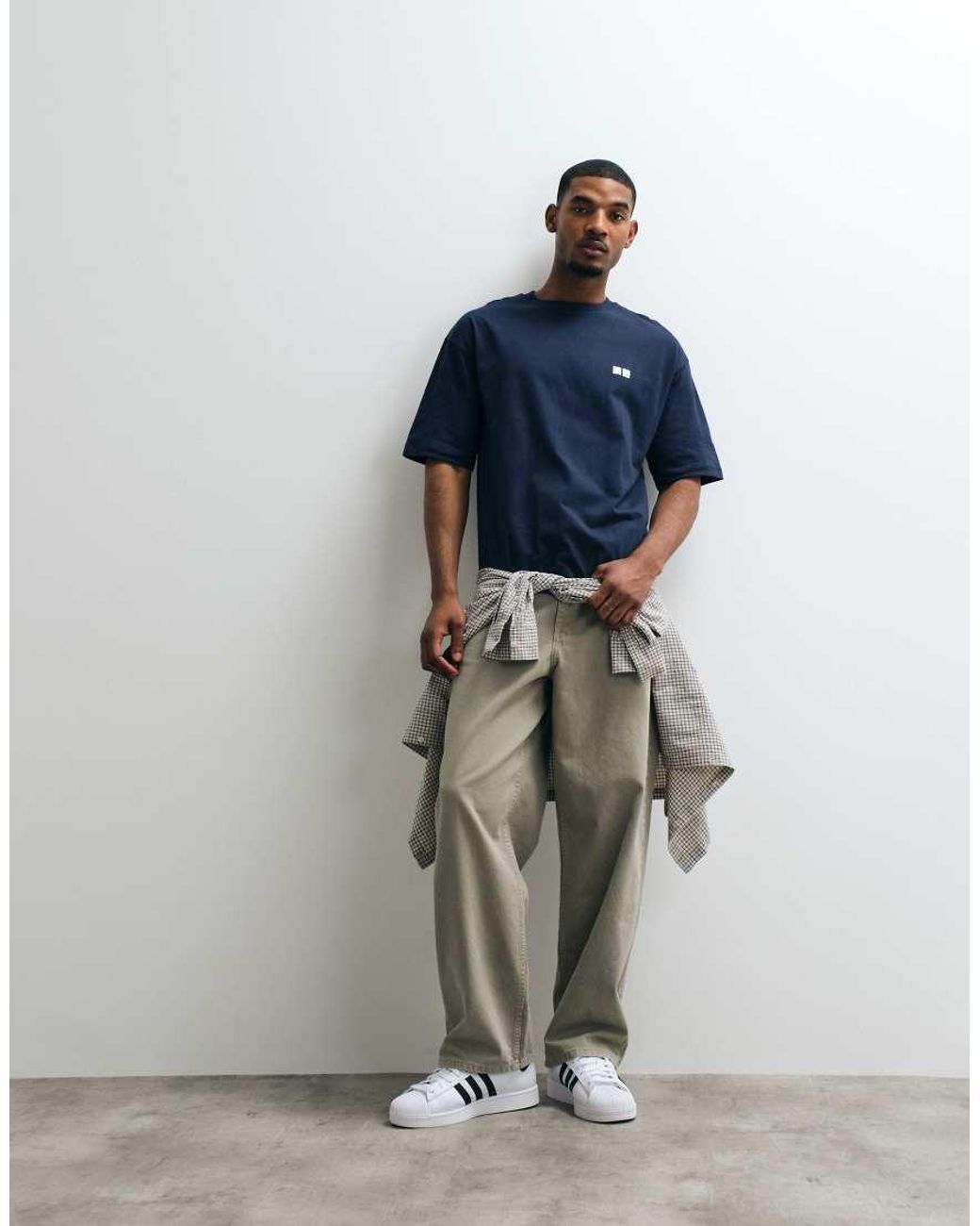 ASOS Blue Oversized T-shirt With Kyoto Bubble Text Print for men