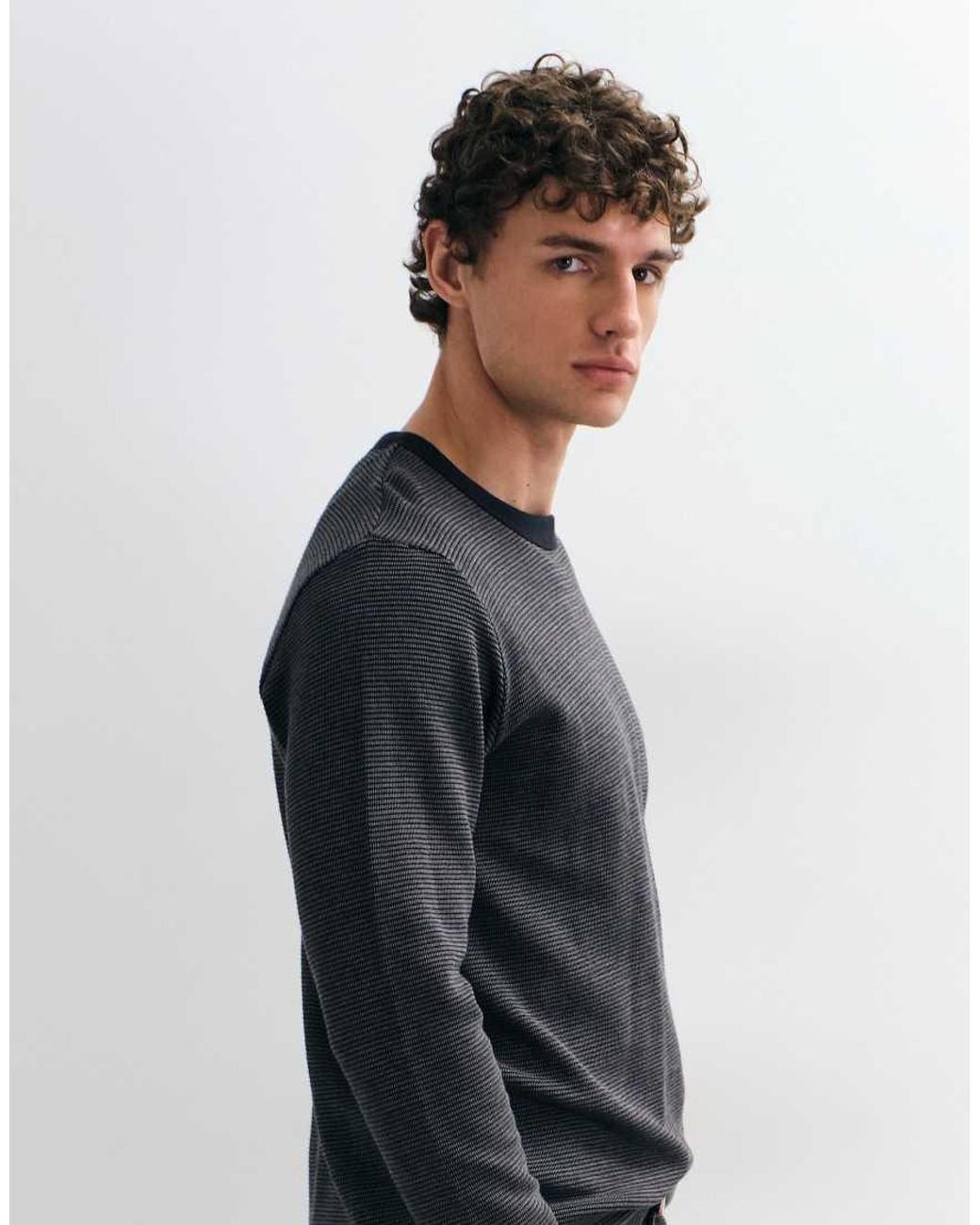 Jack & Jones Gray Long Sleeve Top for men