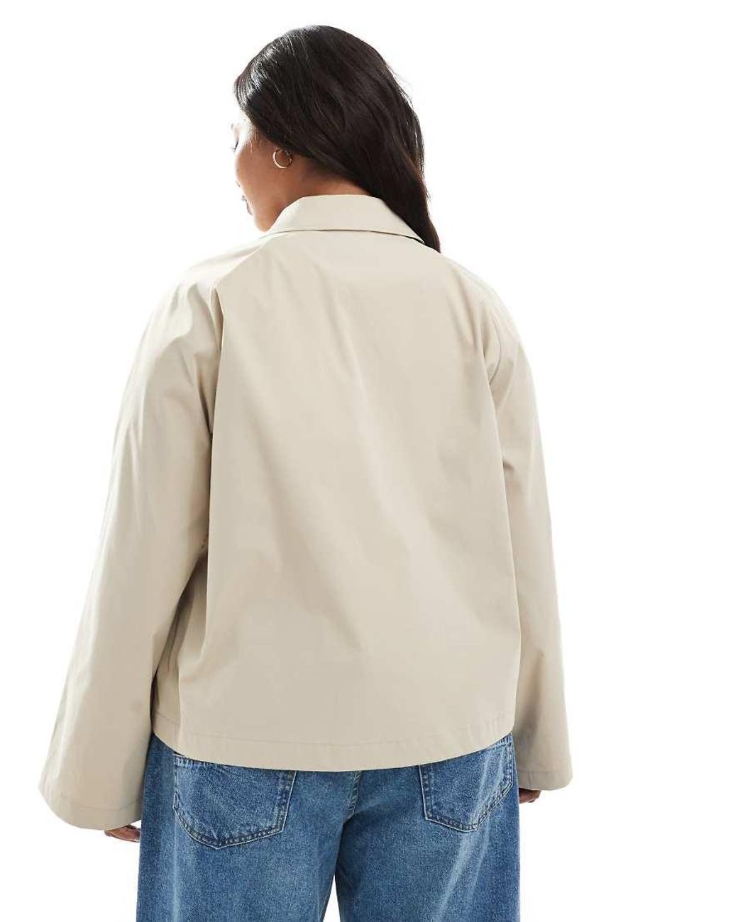 ONLY Natural Short Trench Coat