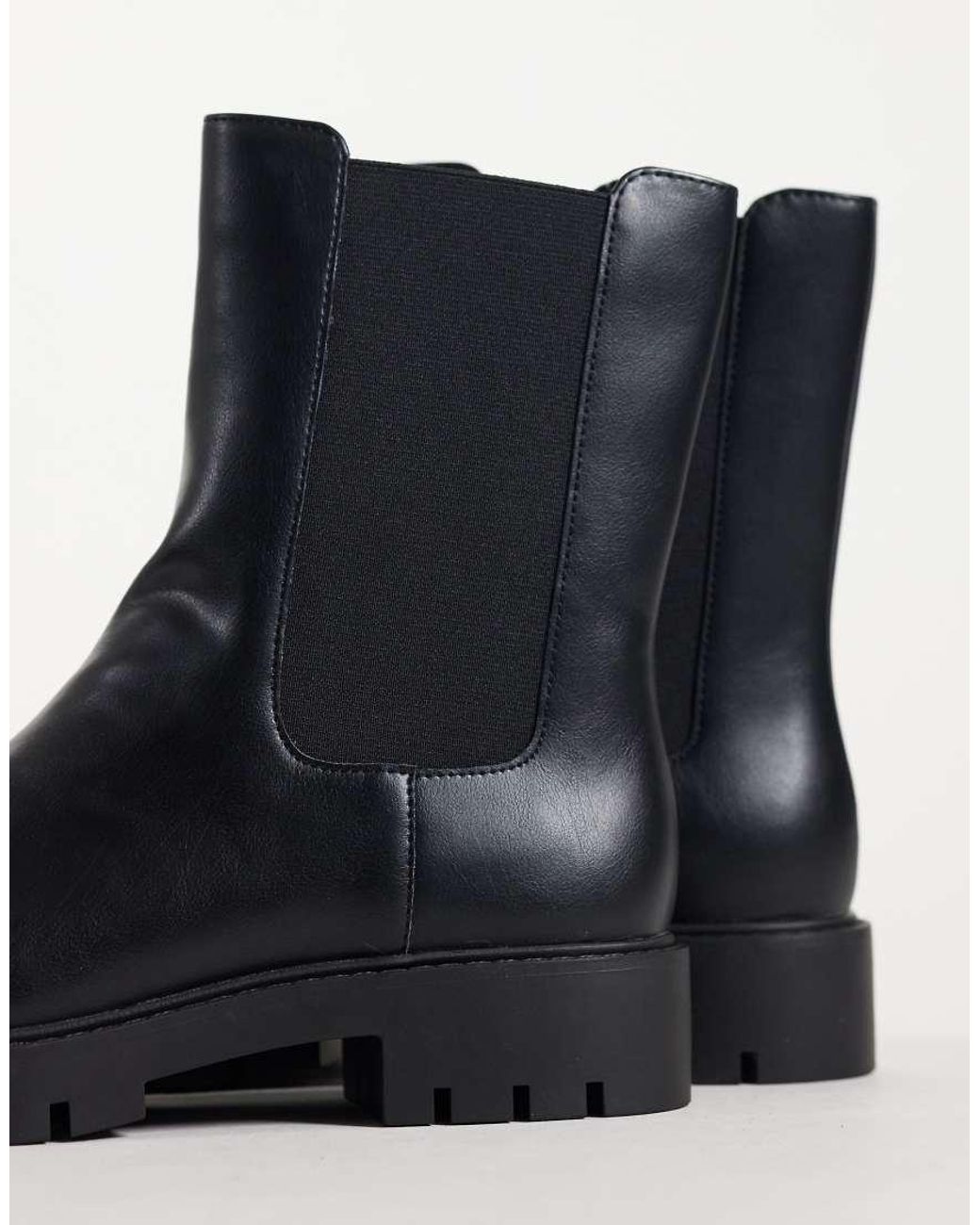 Mango Black Teen Sleek Chelsea Boot