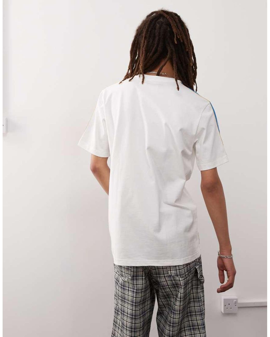 Adidas Originals White Adidas Football Real Madrid Icon T-shirt for men