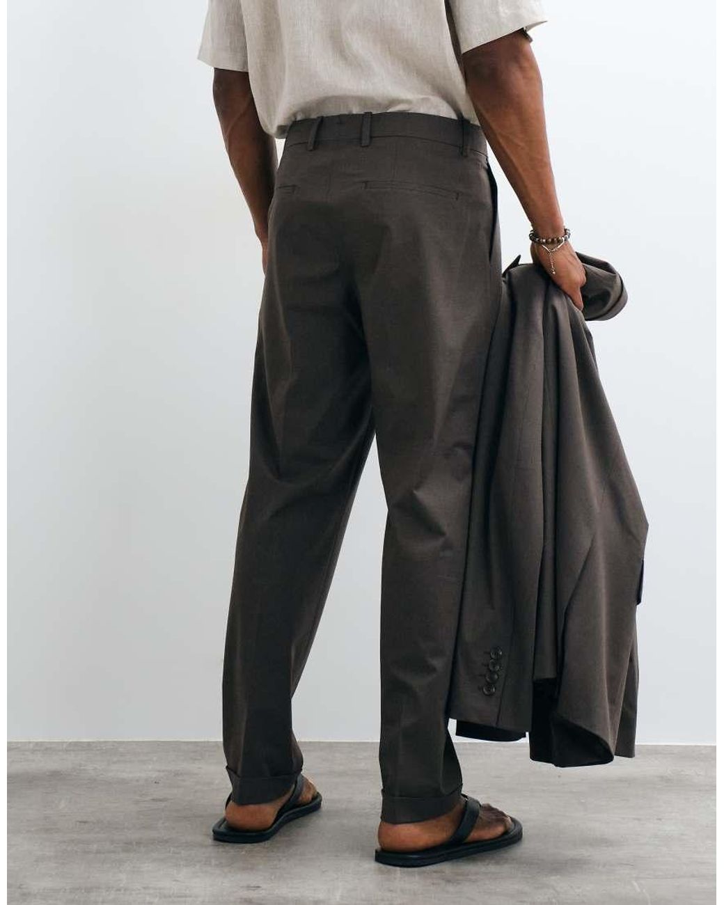 Mango Gray Boston Regular Fit Suit Trouser Co-ord for men