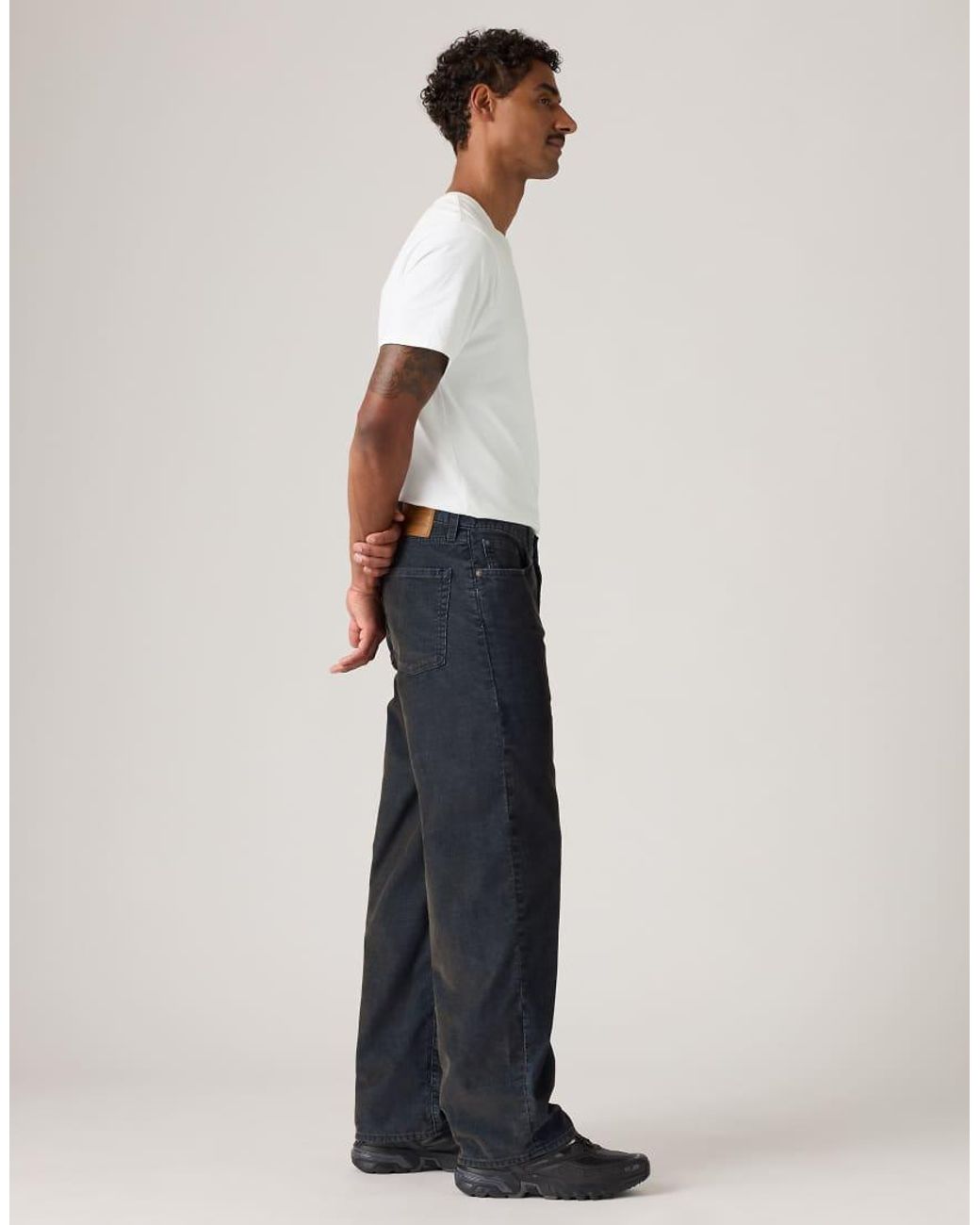 Levi's White 578 Baggy Jeans for men
