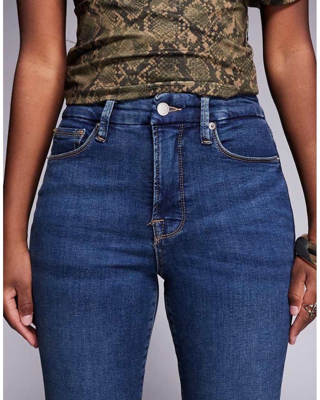 GOOD AMERICAN Blue Good Legs Skinny Jeans