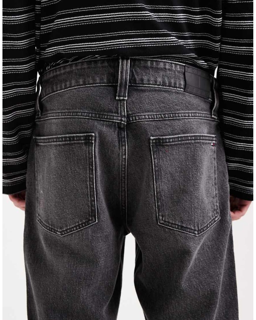 Tommy Hilfiger Black Ronnie Denim Shorts for men